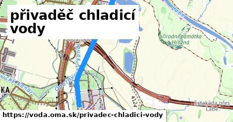 přivaděč chladicí vody