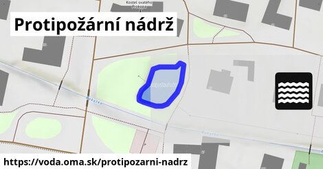 Protipožární nádrž