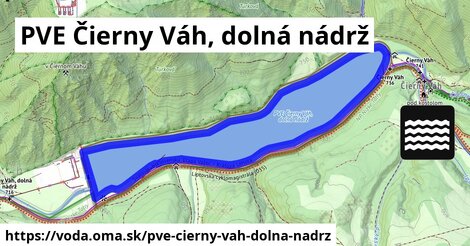 PVE Čierny Váh, dolná nádrž