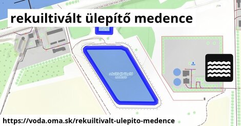 rekuiltivált ülepítő medence