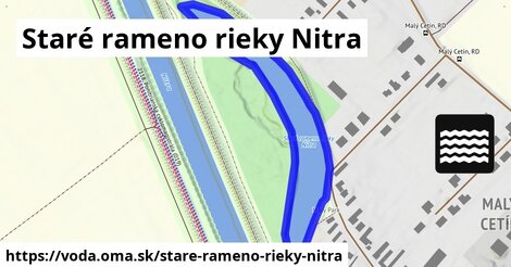 Staré rameno rieky Nitra