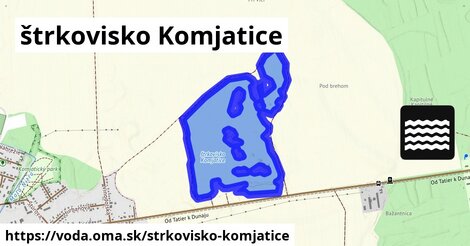 štrkovisko Komjatice