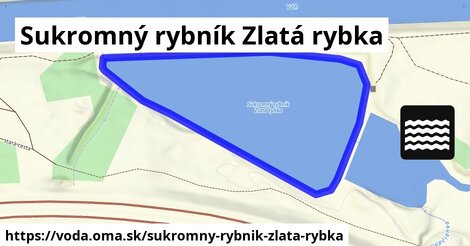 Sukromný rybník Zlatá rybka