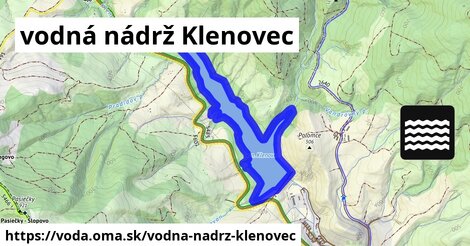 vodná nádrž Klenovec