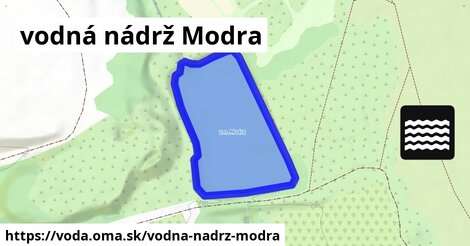 vodná nádrž Modra