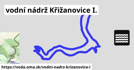 vodní nádrž Křižanovice I.